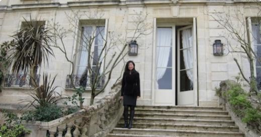 Enjoying the fresh air ourside Chateau Latour_0